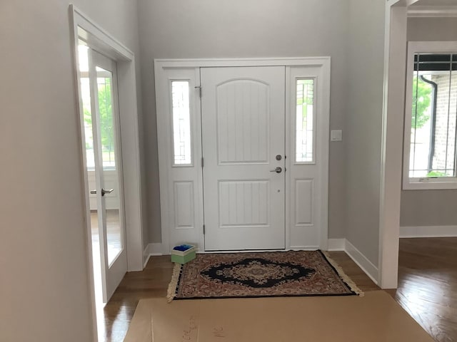 12415 Foxborough Dr, Mokena, IL 60448 - entrance foyer featuring wood finished floors and baseboards