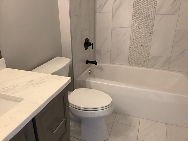 12415 Foxborough Dr, Mokena, IL 60448 - bathroom featuring vanity and tub / shower combination