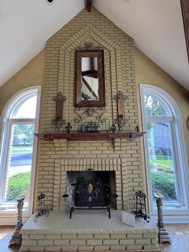10652 Lexington Ct, Frankfort, IL 60423 - detailed view of a fireplace and wood finished floors