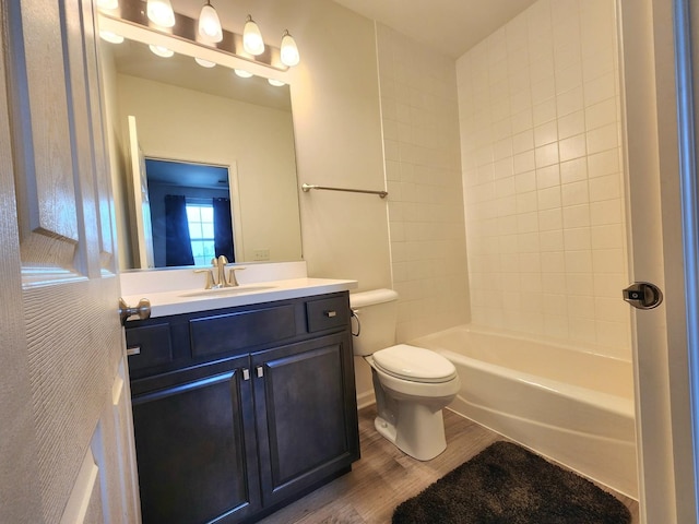 2003 Magenta Ln, Algonquin, IL 60102 - bathroom featuring wood finished floors, vanity, and bathing tub / shower combination