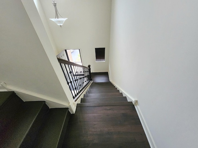 2003 Magenta Ln, Algonquin, IL 60102 - staircase featuring wood finished floors and a high ceiling