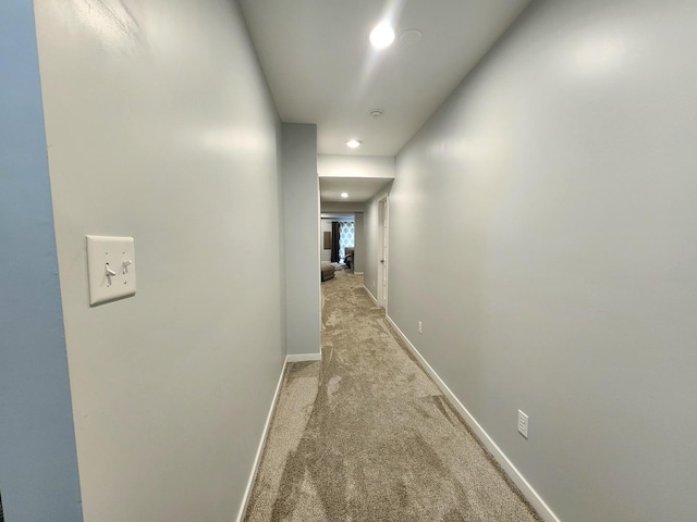 2003 Magenta Ln, Algonquin, IL 60102 - hallway featuring light carpet and recessed lighting