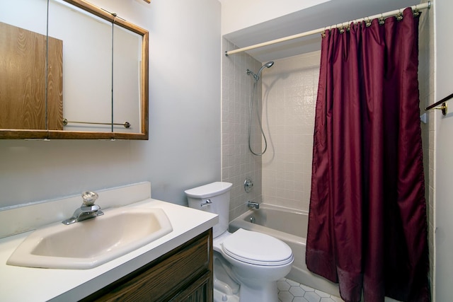 895 Shagbark Rd Unit 44C, New Lenox, IL 60451 - full bathroom featuring shower / bath combination with curtain and vanity