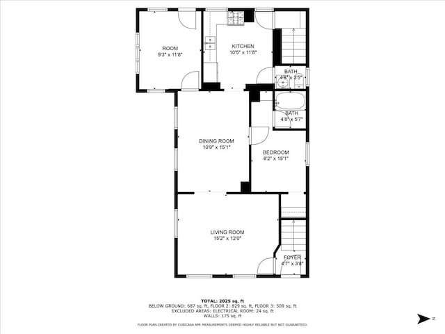 566 Raymond St, Elgin, IL 60120 - view of floor plan / room layout