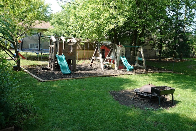 505 Woodmoor Dr, Round Lake Beach, IL 60073 - view of play area