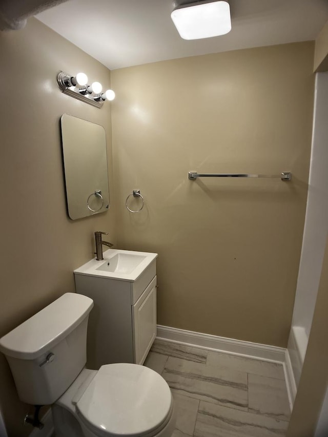 805 Monroe Ave, Carpentersville, IL 60110 - bathroom featuring marble finish floors and vanity