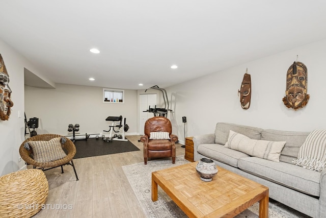 235 Valley Rd, Trout Valley, IL 60013 - living area with recessed lighting and light wood finished floors