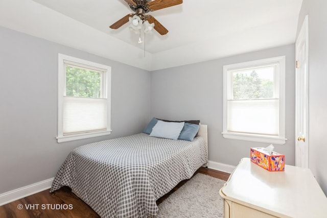 636 S 10th Ave, La Grange, IL 60525 - bedroom featuring wood finished floors and ceiling fan