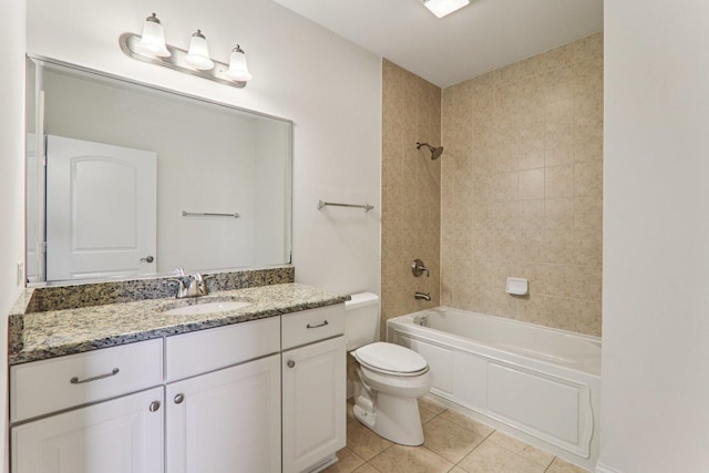 1200 N Foxdale Dr Unit 312, Addison, IL 60101 - full bath featuring vanity, tile patterned floors, and shower / tub combination