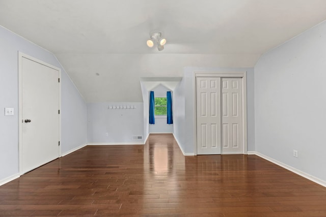 4293 W Rockton Rd, Rockton, IL 61072 - bonus room featuring hardwood / wood-style floors and vaulted ceiling