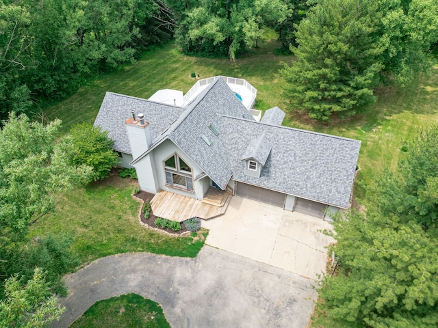 4293 W Rockton Rd, Rockton, IL 61072 - view from above of property