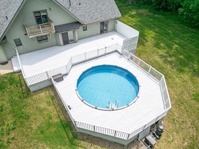 4293 W Rockton Rd, Rockton, IL 61072 - swimming pool with a lawn and a patio area