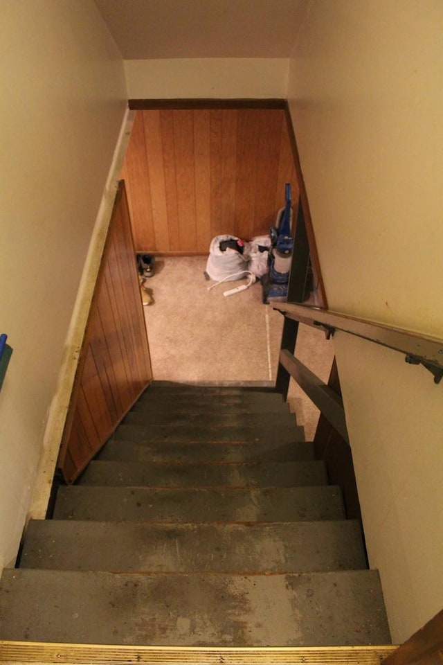 1254 Blackhawk Dr, Elgin, IL 60120 - stairs featuring carpet floors