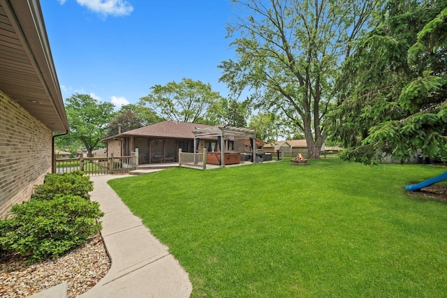 8950 S 84th Ave, Hickory Hills, IL 60457 - view of fenced backyard