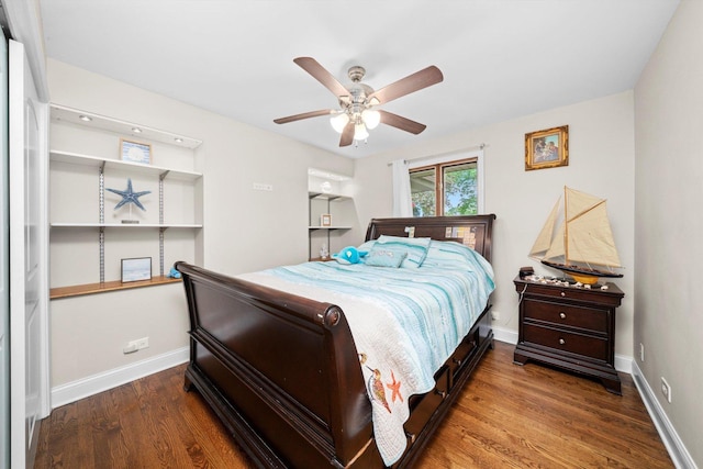 8950 S 84th Ave, Hickory Hills, IL 60457 - bedroom featuring wood finished floors and ceiling fan