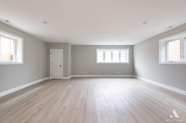 77371/2 Nashville Ave, Burbank, IL 60459 - empty room featuring light wood-style floors and baseboards