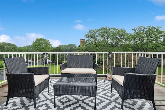 128 Carriage Way Dr Unit 217B, Burr Ridge, IL 60527 - deck with an outdoor living space