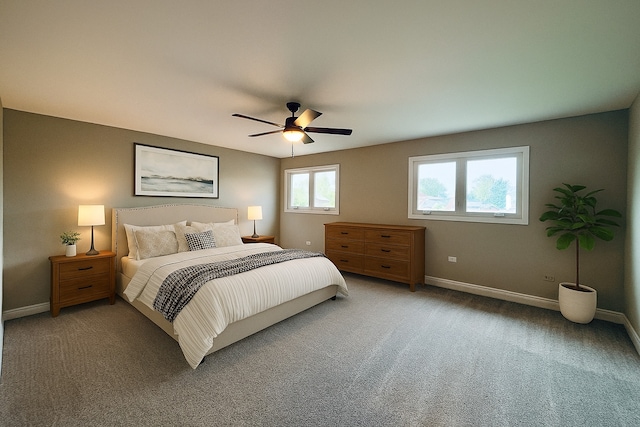 15564 S Willow Ct, Homer Glen, IL 60491 - carpeted bedroom with baseboards and ceiling fan