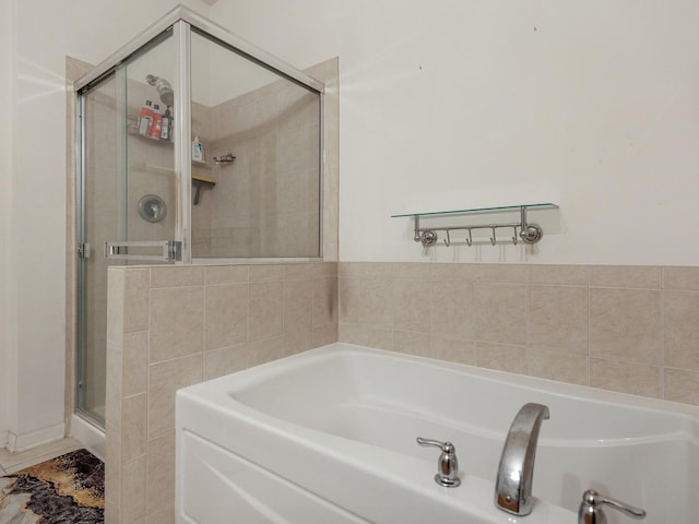 4231 Savoy Ln Unit 4231, Mchenry, IL 60050 - bathroom with a garden tub and a stall shower