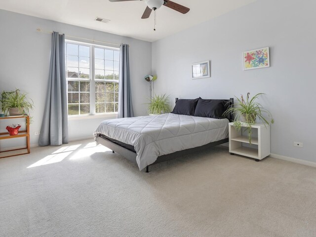 4231 Savoy Ln Unit 4231, Mchenry, IL 60050 - carpeted bedroom featuring ceiling fan and baseboards