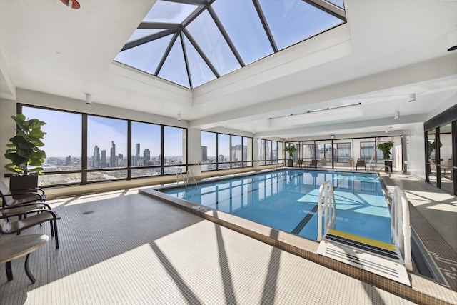 360 E Randolph St Unit 3305, Chicago, IL 60601 - indoor pool with a skyline view