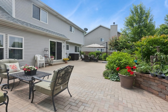 1519 Parkside Dr, Plainfield, IL 60586 - view of patio featuring outdoor lounge area