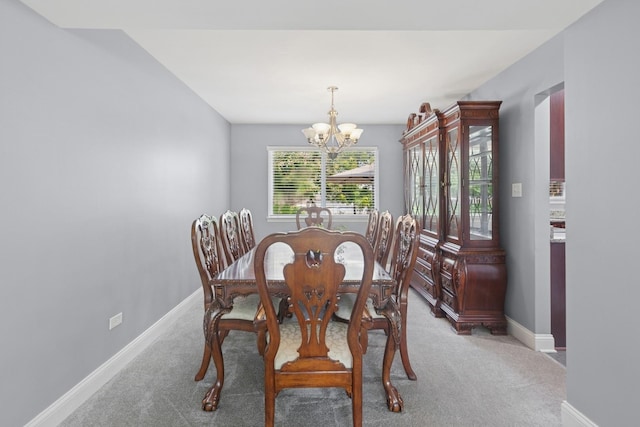 1519 Parkside Dr, Plainfield, IL 60586 - dining room featuring light colored carpet and a chandelier