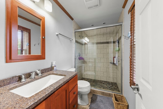 1004 Evergreen Dr, Carol Stream, IL 60188 - full bathroom with vanity and a stall shower