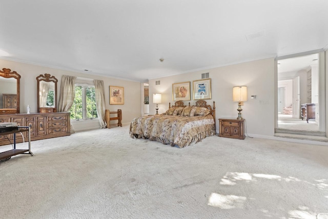 937 Braeburn Rd, Inverness, IL 60067 - bedroom featuring ornamental molding and carpet