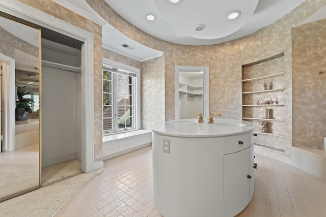 937 Braeburn Rd, Inverness, IL 60067 - spacious closet with light tile patterned flooring