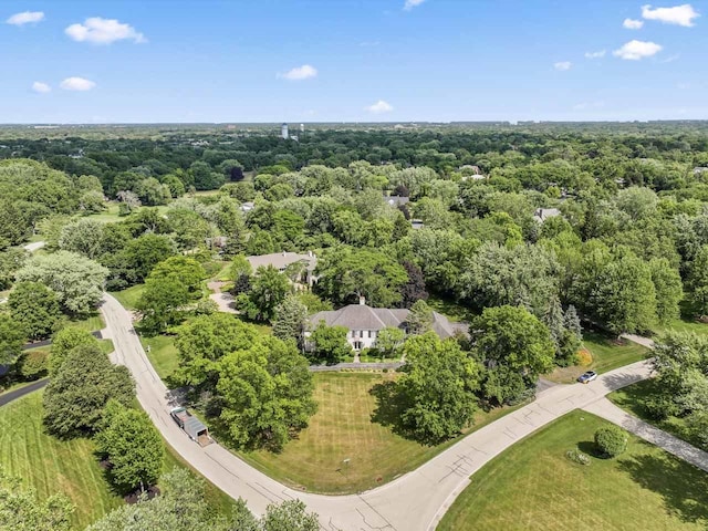 937 Braeburn Rd, Inverness, IL 60067 - bird's eye view of a forest