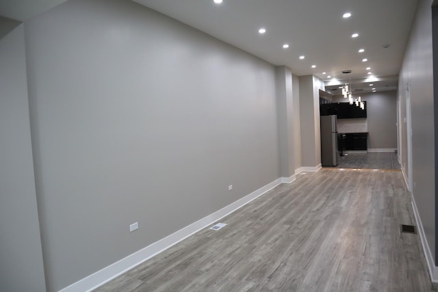 8346 S Baltimore Ave, Chicago, IL 60617 - corridor featuring recessed lighting and light wood-type flooring
