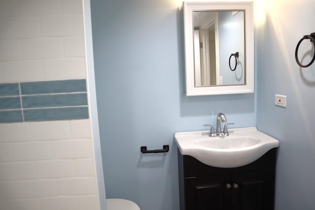 8346 S Baltimore Ave, Chicago, IL 60617 - bathroom with vanity and toilet