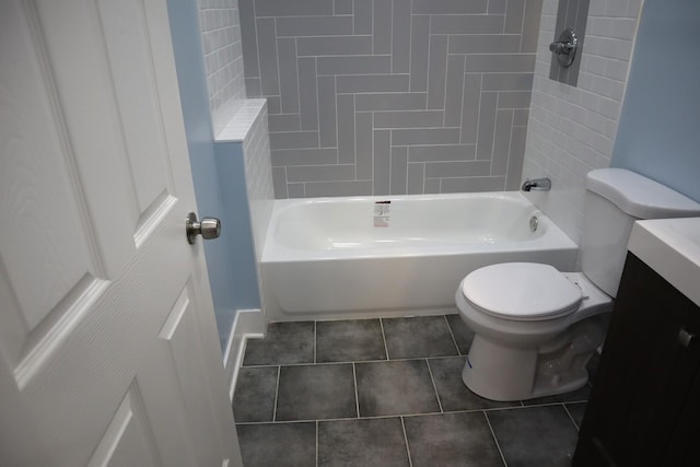 8346 S Baltimore Ave, Chicago, IL 60617 - bathroom featuring tile patterned flooring, vanity, and  shower combination