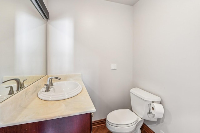 18229 Riegel Rd, Homewood, IL 60430 - bathroom with vanity and wood finished floors