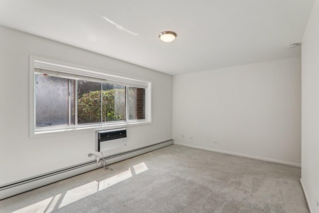 4711 Saint Joseph Creek Rd Unit 1E, Lisle, IL 60532 - carpeted spare room featuring baseboard heating and baseboards
