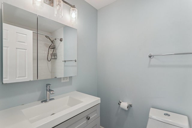 4711 Saint Joseph Creek Rd Unit 1E, Lisle, IL 60532 - full bath with vanity and tiled shower