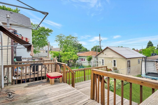 5716 W 64th Pl, Chicago, IL 60638 - deck featuring a residential view