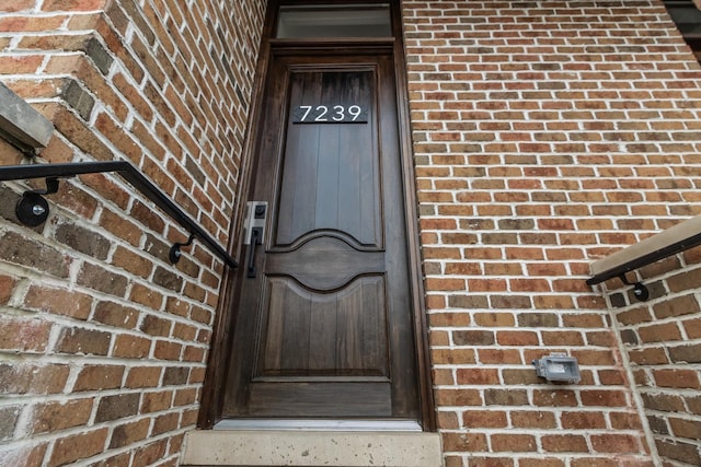 7239 S Exchange Ave, Chicago, IL 60649 - view of exterior entry with brick siding