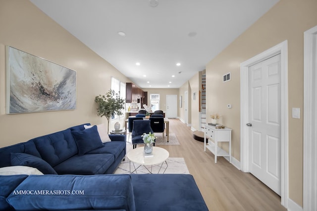 5029 W Superior St, Chicago, IL 60644 - living room with light wood-style floors and recessed lighting