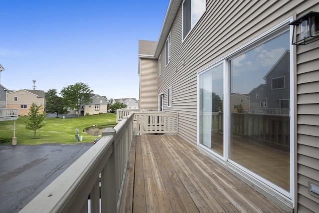 8004 Windsor Dr Unit 8004, Darien, IL 60561 - deck with a residential view and a lawn