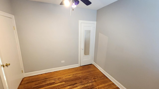 8127 S Blackstone Ave, Chicago, IL 60619 - unfurnished room with wood finished floors and a ceiling fan