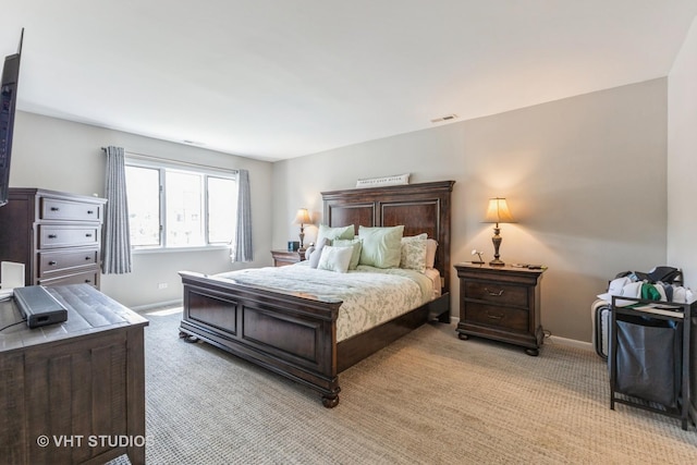7930 W Lakeview Ct Unit 2A, Palos Heights, IL 60463 - bedroom featuring light carpet and baseboards