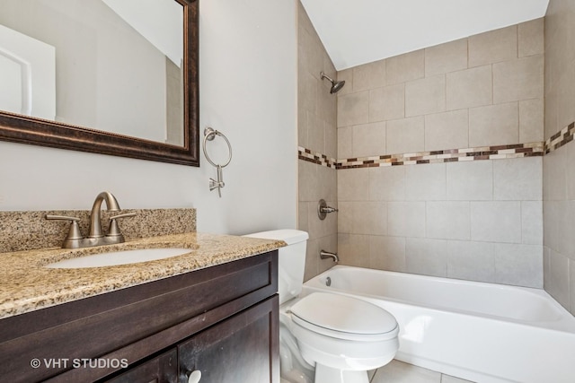 5155 W George St, Chicago, IL 60641 - full bath featuring vanity and tub / shower combination