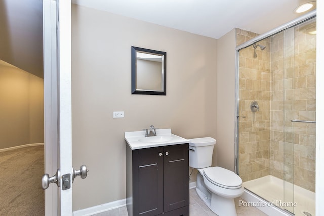 497 Le Moyne Ave, Romeoville, IL 60446 - full bath featuring a shower stall and vanity