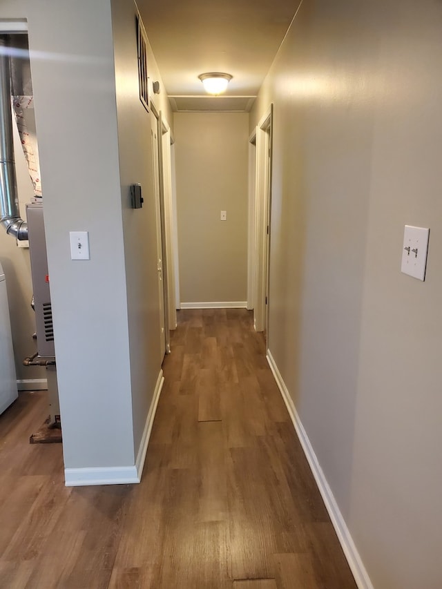 4917 Prairie Ave, Mchenry, IL 60050 - corridor featuring wood finished floors and baseboards