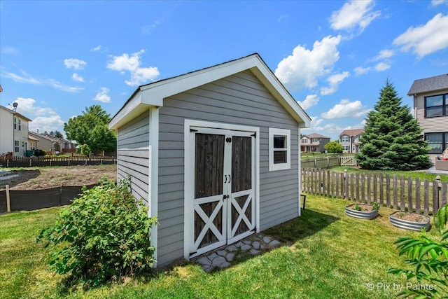 911 Water Stone Way, Malta, IL 60150 - view of shed featuring a residential view