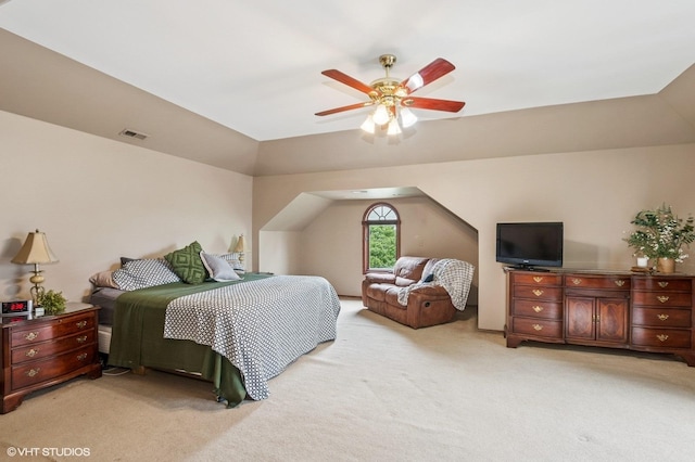 9228 S 55th Ct, Oak Lawn, IL 60453 - bedroom featuring light carpet and a ceiling fan