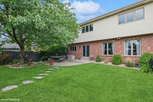 9228 S 55th Ct, Oak Lawn, IL 60453 - rear view of house with brick siding and a patio