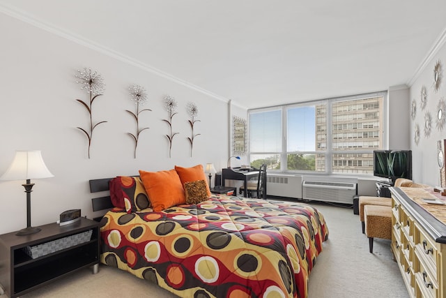 4800 S Chicago Beach Dr Unit 513N, Chicago, IL 60615 - bedroom featuring ornamental molding and carpet